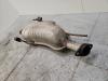 Uitlaat Einddemper van een Opel Zafira (F75) 1.8 16V 2000