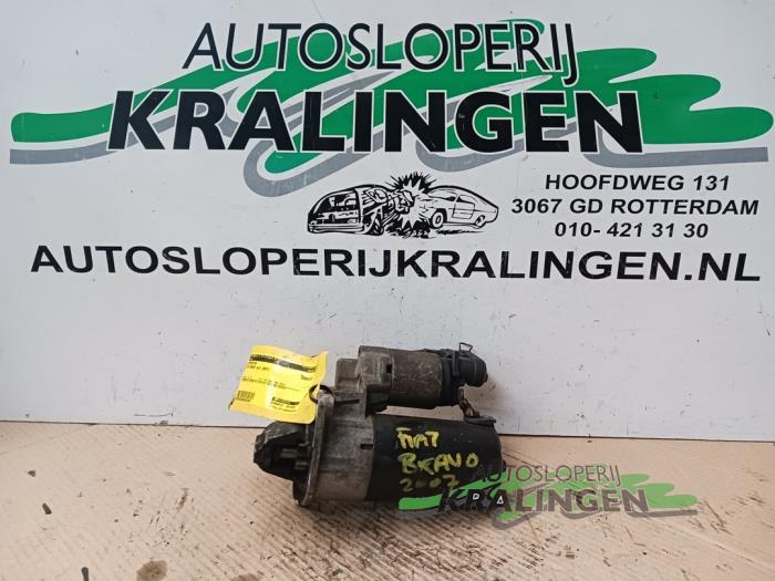 Gebruikte Startmotor Fiat Bravo (198A) 1.9 JTD 16V Multijet 150 Prijs € 24,98 Margeregeling aangeboden door Autosloperij Kralingen B.V.