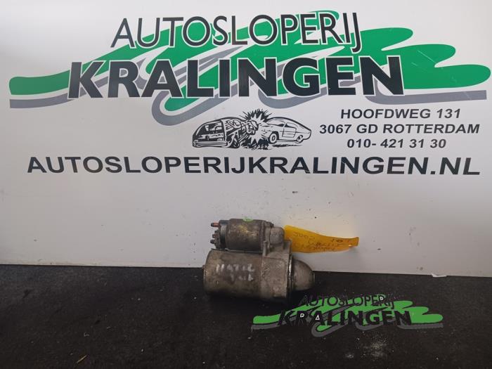 Gebruikte Startmotor Chevrolet Matiz 0.8 S,SE Prijs € 24,98 Margeregeling aangeboden door Autosloperij Kralingen B.V.