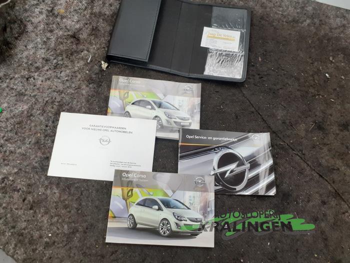 Instructie Boekje van een Opel Corsa D 1.3 CDTi 16V ecoFLEX 2011