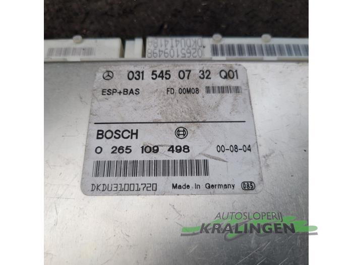 Esp computer van een Mercedes-Benz E (W210) 2.2 E-200 CDI 16V 2000