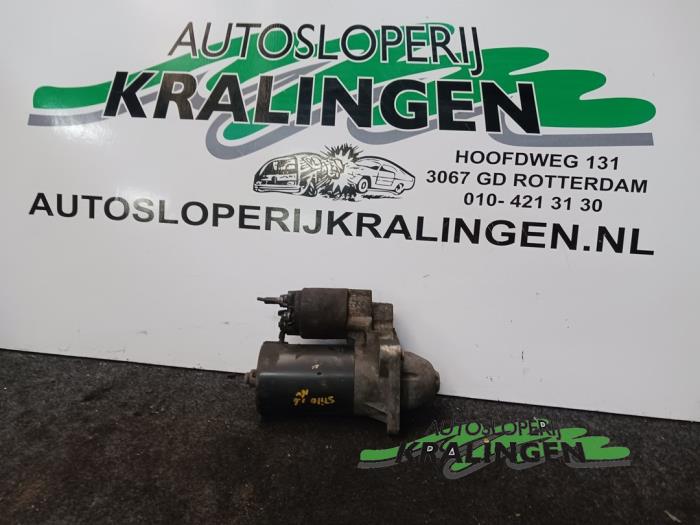 Gebruikte Startmotor Fiat Stilo (192A/B) 1.6 16V 3-Drs. Prijs € 24,98 Margeregeling aangeboden door Autosloperij Kralingen B.V.