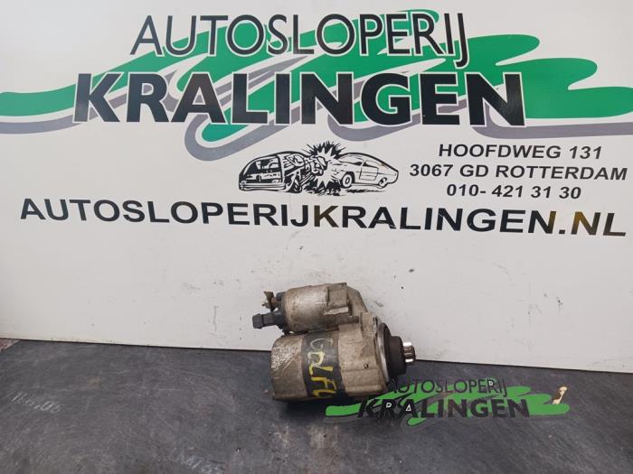 Gebruikte Startmotor Volkswagen Golf IV (1J1) 1.4 16V Prijs € 24,98 Margeregeling aangeboden door Autosloperij Kralingen B.V.