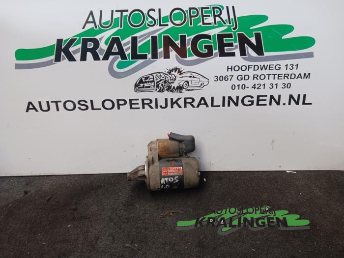 Gebruikte Startmotor Hyundai Atos 1.0 12V Prijs € 24,98 Margeregeling aangeboden door Autosloperij Kralingen B.V.