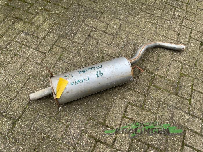 Gebruikte Uitlaat Einddemper Renault Megane (EA) 1.6i Prijs € 40,00 Margeregeling aangeboden door Autosloperij Kralingen B.V.