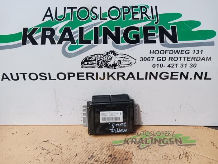 Gebruikte Computer Motormanagement Chevrolet Matiz 0.8 S,SE Prijs € 34,99 Margeregeling aangeboden door Autosloperij Kralingen B.V.