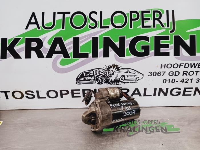Gebruikte Startmotor Ford Focus 2 1.8 TDCi 16V Prijs € 24,98 Margeregeling aangeboden door Autosloperij Kralingen B.V.
