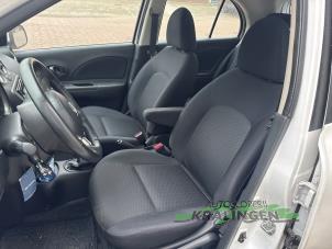 Gebruikte Stoel links Nissan Micra (K13) 1.2 12V DIG-S Prijs € 99,99 Margeregeling aangeboden door Autosloperij Kralingen B.V.