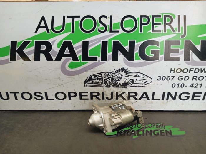 Gebruikte Startmotor Toyota Yaris (P1) 1.3 16V VVT-i Prijs € 49,99 Margeregeling aangeboden door Autosloperij Kralingen B.V.