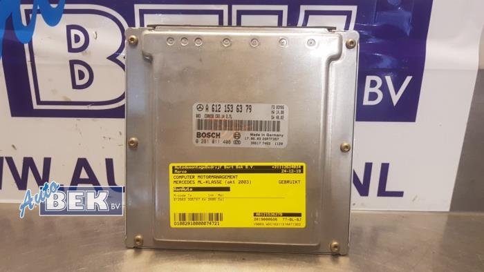 Computer Motormanagement van een Mercedes-Benz ML I (163) 270 2.7 CDI 20V 2003