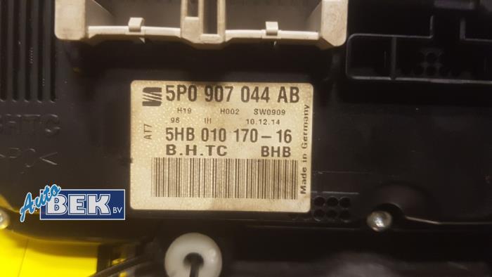 Climatronic Paneel van een Seat Altea (5P1) 1.2 TSI 2015