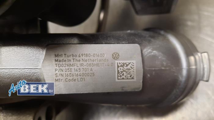 Turbo van een Volkswagen Golf VII (AUA) 1.4 TSI 16V 2016