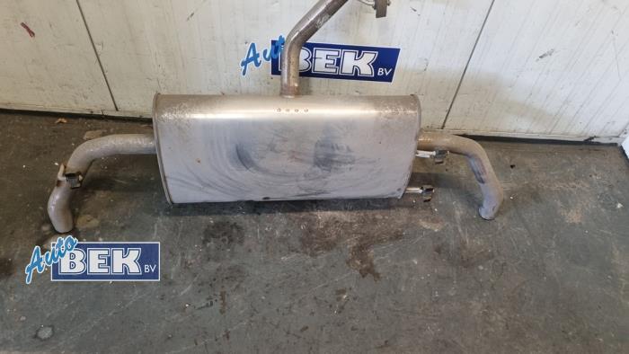 Uitlaat Einddemper van een MG HS/EHS I (AS23) 1.5 EHS T-GDI Hybrid 2024