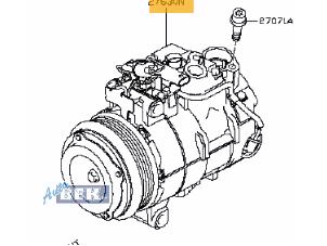 Gebruikte Aircopomp Infiniti Q50 (V37) 3.5 V6 24V 50 Hybrid AWD Prijs € 600,00 Margeregeling aangeboden door Auto Bek