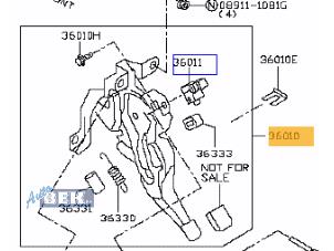 Gebruikte Handrem motor Infiniti Q50 (V37) 3.5 V6 24V 50 Hybrid AWD Prijs € 125,00 Margeregeling aangeboden door Auto Bek