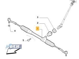 Gebruikte Stuurhuis Bekrachtigd Fiat 500 (312) 1.2 Prijs € 129,95 Margeregeling aangeboden door Auto Bek