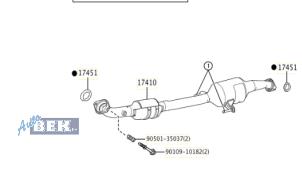 Gebruikte Katalysator Toyota Corolla (E21/EA1/EH1) 1.8 16V Hybrid Prijs € 275,00 Margeregeling aangeboden door Auto Bek
