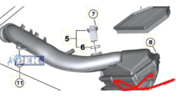 Gebruikte Luchtfilterhuis BMW M2 (F87) 3.0 24V Competition Prijs op aanvraag aangeboden door Auto Bek