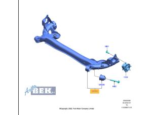 Gebruikte Achteras voorwielaandrijving Ford Kuga III (DFK) 2.5 FHEV 16V Prijs op aanvraag aangeboden door Auto Bek