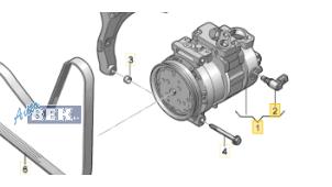 Gebruikte Pomp Airco Audi A1 Sportback (8XA/8XF) 1.6 TDI 16V Prijs op aanvraag aangeboden door Auto Bek