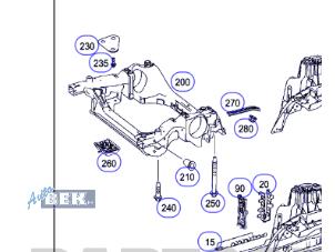 Gebruikte Subframe Mercedes GLC Coupe (C253) 2.2 250d 16V BlueTEC 4-Matic Prijs op aanvraag aangeboden door Auto Bek