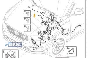 Gebruikte Kabelboom Volvo XC40 (XZ) 1.5 T4 Plug-in Hybrid 12V Prijs op aanvraag aangeboden door Auto Bek
