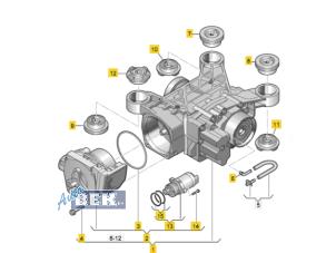 Gebruikte Differentieel achter Audi Q3 (F3B) 2.0 35 TDI 16V Prijs op aanvraag aangeboden door Auto Bek