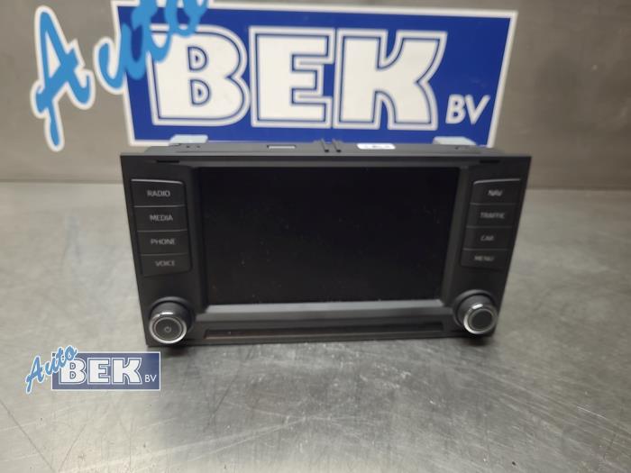 Gebruikte Display Interieur Seat Leon (5FB) 2.0 TDI Ecomotive 16V Prijs € 175,00 Margeregeling aangeboden door Auto Bek