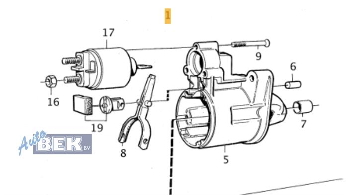 Gebruikte Startmotor Volvo 940 I Estate 2.3i Prijs € 35,00 Margeregeling aangeboden door Auto Bek
