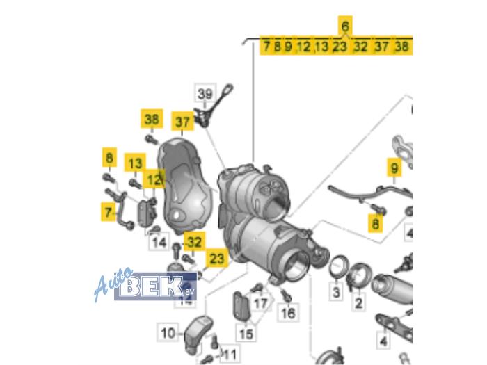 Gebruikte Roetfilter Volkswagen Caddy Cargo V (SBA/SBH) 2.0 TDI BlueMotionTechnology Prijs € 499,99 Margeregeling aangeboden door Auto Bek