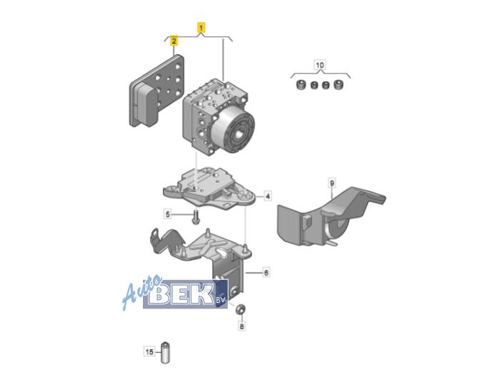 Gebruikte ABS Pomp Volkswagen Passat Variant (3G5) 2.0 TSI 16V Prijs € 96,99 Margeregeling aangeboden door Auto Bek
