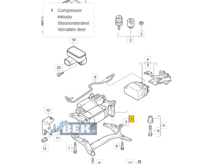 Gebruikte Compressor Porsche Cayenne II (92A) 4.8 V8 32V S Prijs op aanvraag aangeboden door Auto Bek
