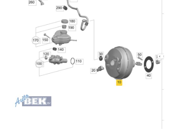 Gebruikte Rembol Mercedes GLC (X253) 2.2 220d 16V BlueTEC 4-Matic Prijs € 50,00 Margeregeling aangeboden door Auto Bek