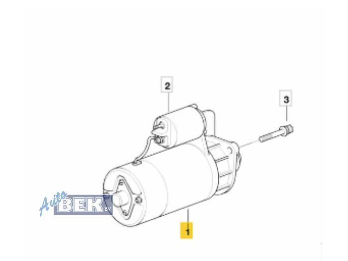 Gebruikte Startmotor BMW 3 serie (E30/2) 318i Prijs € 17,50 Margeregeling aangeboden door Auto Bek