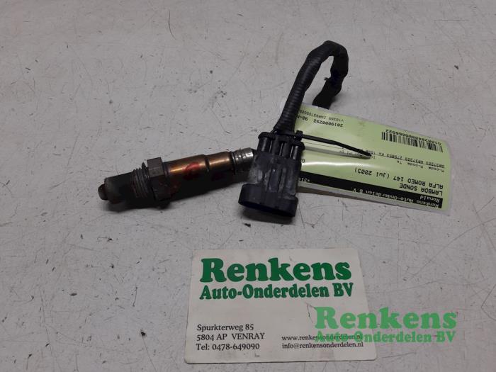 Gebruikte Lambda Sonde Alfa Romeo 147 (937) 1.6 Twin Spark 16V Prijs € 20,00 Margeregeling aangeboden door Renkens Auto-Onderdelen B.V.