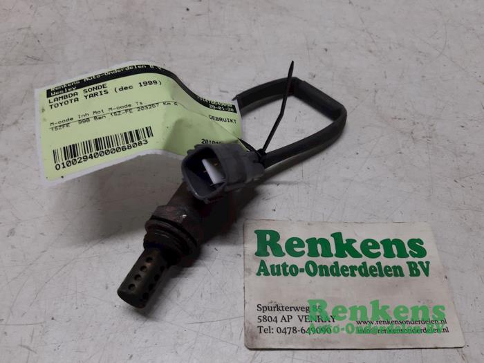 Gebruikte Lambda Sonde Toyota Yaris (P1) 1.0 16V VVT-i Prijs € 20,00 Margeregeling aangeboden door Renkens Auto-Onderdelen B.V.