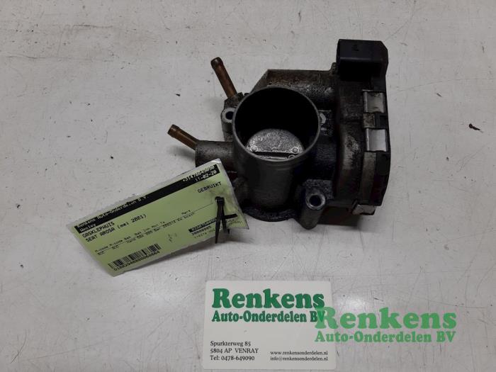 Gebruikte Gasklephuis Seat Arosa (6H1) 1.0i Prijs € 25,00 Margeregeling aangeboden door Renkens Auto-Onderdelen B.V.