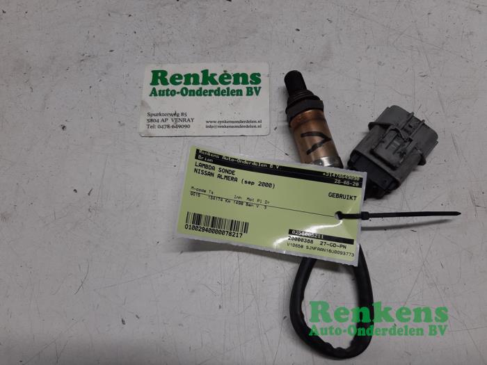 Gebruikte Lambda Sonde Nissan Almera (N16) 1.5 16V Prijs € 20,00 Margeregeling aangeboden door Renkens Auto-Onderdelen B.V.
