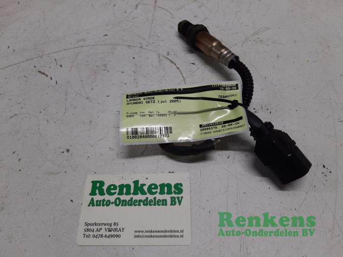 Gebruikte Lambda Sonde Hyundai Getz 1.3i 12V Prijs € 20,00 Margeregeling aangeboden door Renkens Auto-Onderdelen B.V.
