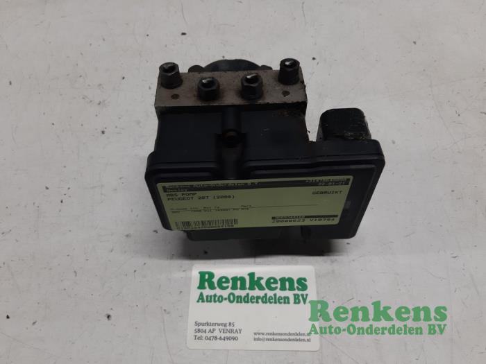 Gebruikte ABS Pomp Peugeot 207/207+ (WA/WC/WM) 1.6 HDi 16V Prijs € 50,00 Margeregeling aangeboden door Renkens Auto-Onderdelen B.V.
