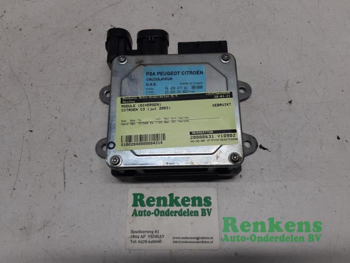 Gebruikte Module (diversen) Citroen C3 (FC/FL/FT) 1.1 Prijs € 50,00 Margeregeling aangeboden door Renkens Auto-Onderdelen B.V.