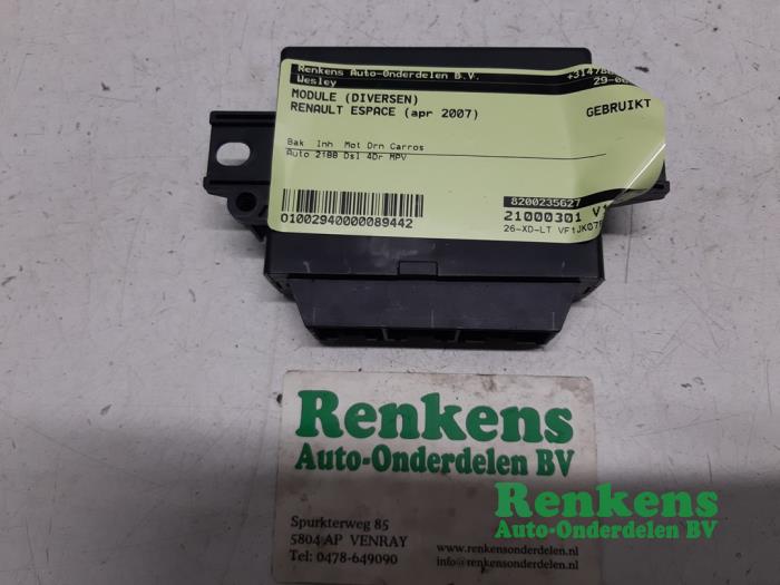 Gebruikte Module (diversen) Renault Espace (JK) 2.2 dCi 16V Prijs € 30,00 Margeregeling aangeboden door Renkens Auto-Onderdelen B.V.