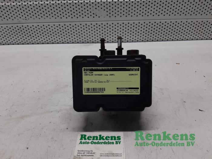 Gebruikte ABS Pomp Chrysler Voyager/Grand Voyager (RG/RS) 2.8 CRD 16V Autom. Prijs € 75,00 Margeregeling aangeboden door Renkens Auto-Onderdelen B.V.