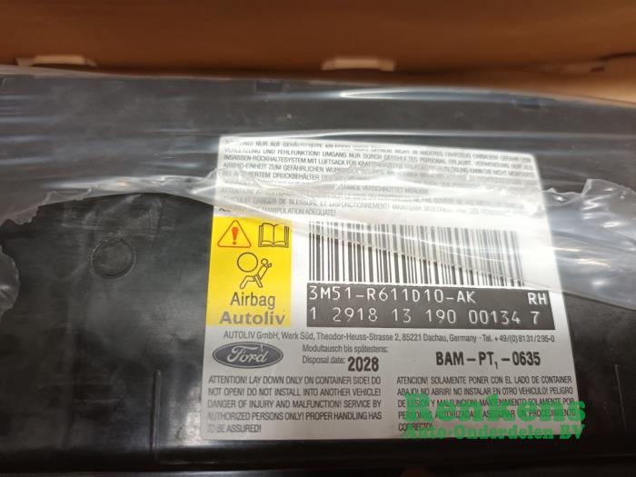 Airbag stoel (zitplaats) van een Ford Kuga I 2.0 TDCi 16V 140 4x4 2010