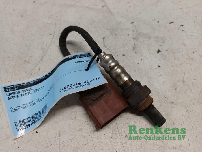 Gebruikte Lambda Sonde Skoda Fabia II (5J) 1.2i Prijs € 20,00 Margeregeling aangeboden door Renkens Auto-Onderdelen B.V.