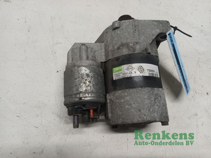 Gebruikte Startmotor Renault Modus/Grand Modus (JP) 1.2 16V TCe Prijs € 30,00 Margeregeling aangeboden door Renkens Auto-Onderdelen B.V.