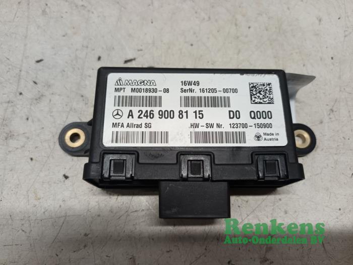 Gebruikte Transfer module 4x4 Mercedes A (W176) 2.2 A-200 CDI, A-200d 16V 4-Matic Prijs € 75,00 Margeregeling aangeboden door Renkens Auto-Onderdelen B.V.
