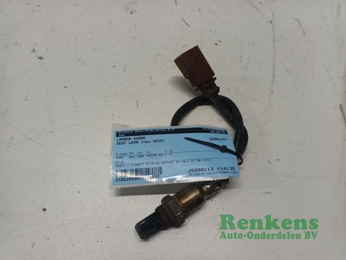 Gebruikte Lambda Sonde Seat Leon (1P1) 1.4 TSI 16V Prijs € 20,00 Margeregeling aangeboden door Renkens Auto-Onderdelen B.V.