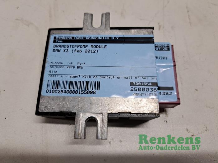 Gebruikte Brandstofpomp module BMW X3 (F25) xDrive35d 24V Prijs € 35,00 Margeregeling aangeboden door Renkens Auto-Onderdelen B.V.