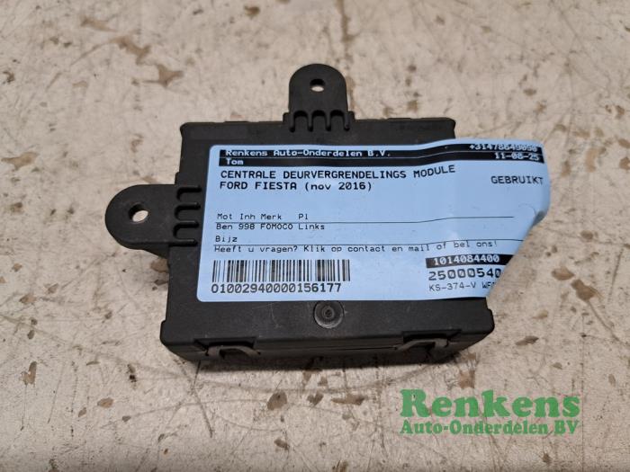 Gebruikte Module Centrale Deurvergrendeling Ford Fiesta 6 (JA8) 1.0 EcoBoost 12V 100 Prijs € 15,00 Margeregeling aangeboden door Renkens Auto-Onderdelen B.V.